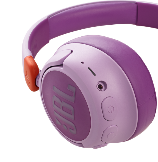 JBL JR 460NC - Pink - Wireless over-ear Noise Cancelling kids headphones - Detailshot 1